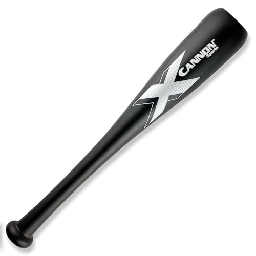 Cannon Sports One Hand Bat Trainer for Baseball and Softball, Develop Swing Mechanics, Birchwood - color: Black
