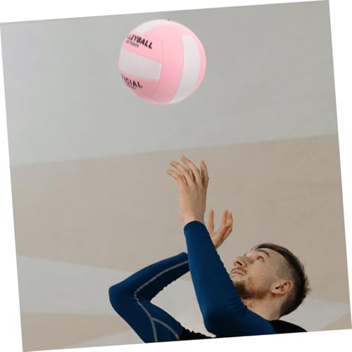 Outanaya Soft Volleyball for Indoor Training Durable Inflatable Practice Ball Excellent Control Handling for Sports Training Equipment Stylish Design for Competitions