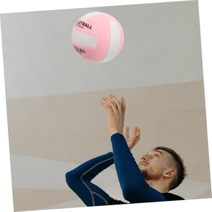 Outanaya Soft Volleyball for Indoor Training Durable Inflatable Practice Ball Excellent Control Handling for Sports Training Equipment Stylish Design for Competitions