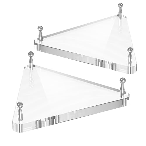 SVENJBB Clear Acrylic Basketball Holder, Display Stand for Football, Soccer, Volleyball, Acrylic Ball Stand with Rubber Feet and Silver Pegs for Displaying Sports Memorabilia, 2 Pack - color: Silver Pegs, size: 2-Pack