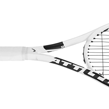 Head Metallix Attitude Pro White Tennis Racket - Pre-Strung Adult Tennis Racquet for Control and Maneuverability - size: 4-3/8