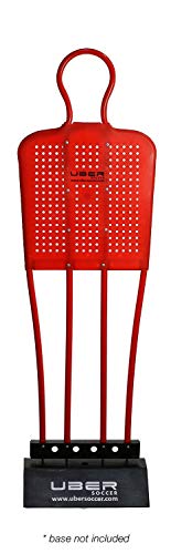 Rugged Soccer Free-Kick Training Mannequin - Red - Durable PVC - 4 Styles (Small, Medium, Large, and Spring Loaded) - style: Style #2 - Medium