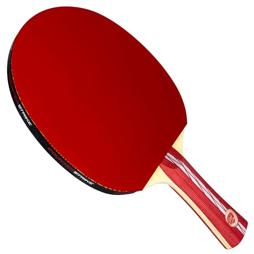 Counterstrike Atmostorm Paddle Bundle (Includes Hard Case & 6 Balls) | Ping Pong Paddle | Offensive Table Tennis Paddle | ITTF Approved | Ping Pong Set - color: Black Matte Fiber Hard Case