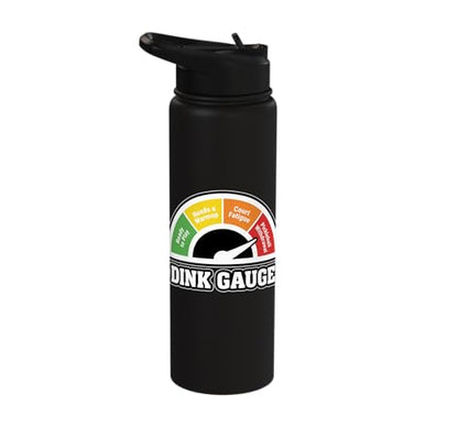 Stainless Steel Insulated Water Bottle - color: Black