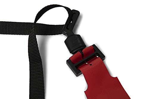 CHAMPRO unisex adult "Pop" Six Quick Down Pop Football Flag Belt - color: Scarlet