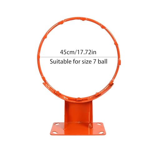 Heavy Duty Adult Standard Size 18" Basketball Hoop Goal Wall Mounted Basketball Rim Diameter 45centimeter/18inch (Special Edition)