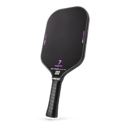 YVmove T800 Carbon Fiber Pickleball Paddle with 16mm Dynamic Core, Premium Pickle Ball Thermoformed Unibody, Elongated Shape, Enhanced Power & Ultimate Spin, USAPA Approved