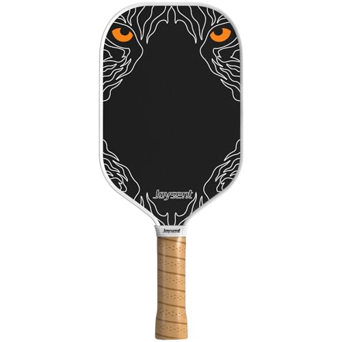 Pickleball Paddles Set, T700 Raw Carbon Fiber Pickleball Paddle, USAPA Approved 16mm Core Power Pickleball Racket for Adults Men Women, Phantom Eye GEN4 Pro - color: White