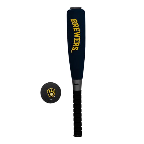 Franklin Sports MLB Jumbo Foam Baseball Bat + Ball Sets - Kids Oversize Foam Baseball Bats + Soft Baseballs - Indoor + Outdoor Youth Baseball Toy - MLB Team Baseball Bat + Ball Sets