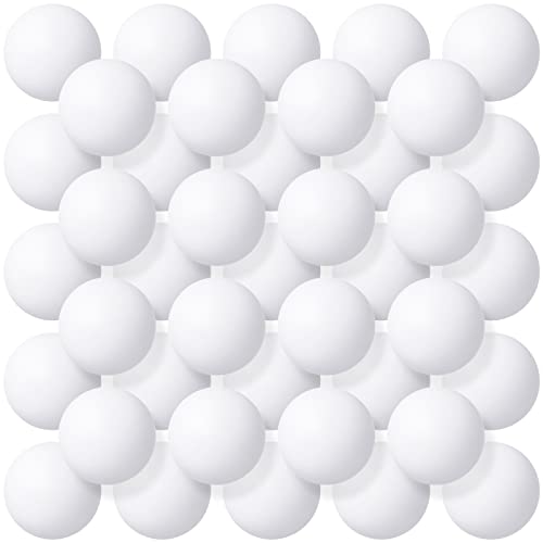 Lewtemi 300 Pack 2.4g 40 mm Table Tennis Balls Bouncy Party Decoration Entertainment Plastic Table Tennis Balls for Games Arts Sports Activities - color: White
