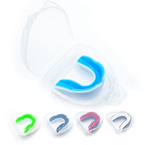 Kids Youth Mouth Guard for Sports, Boys Girls Mouthguard for Football Boxing MMA Lacrosse Basketball Taekwondo Karate Wrestling (5 Pack)