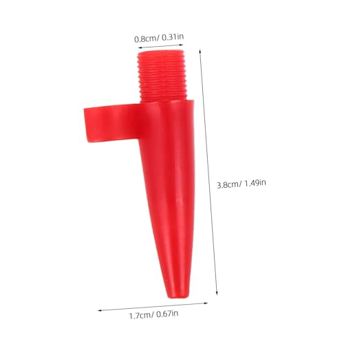 TOYANDONA 20pcs Plastic Air Pump Nozzles for Inflatable Toys Balls Air Bed Mattress