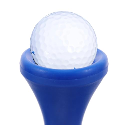 30pcs Tri-Color Unbreakable Golf Tees 83mm Soft Rubber Sleeve Sturdy Driving Range Practice Training Tees for Pros and Beginners Indoor Outdoor Golf