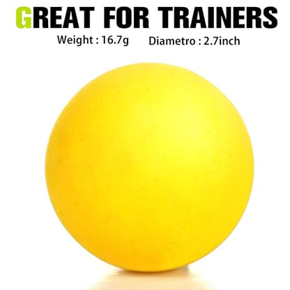 WinnerWhy Foam Tennis Balls for Adult Practice Yellow Soft Foam Tennis Balls Bulk for Beginners Man Trainin