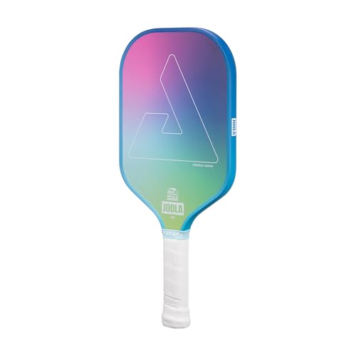 JOOLA Perseus Aurora Pickleball Paddles Set of 2 - Includes: 2 Pickleball Paddles, 4 Balls & Sling Bag - Cold Press Carbon Surface - Lightweight, Beginner Friendly - USAP Approved - NFC Enabled