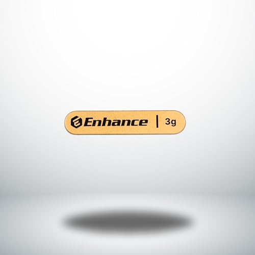 Enhance Pickleball Balance Pods, Tungsten Tape for Pickleball Paddles, Premium Quality Lead Tape Alternative for Pickleball Paddles, Easy Application Pickleball Paddle Weights, Gold