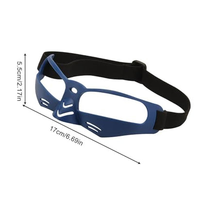 Dribbling Goggles Basketball 2PCS Lightweight Player Glasses - Basketball Practice Accessories for Youth Adults Kids - color: Blue