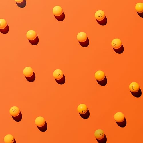PRO-SPIN Ping Pong Balls - 3-Star Premium Orange Table Tennis Balls | High-Performance 40+ ABS Professional Quality | Ultimate Durability for Indoor & Outdoor Ping Pong Tables