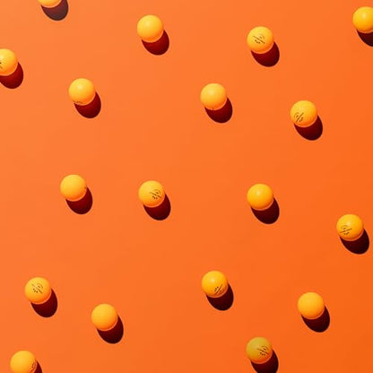 PRO-SPIN Ping Pong Balls - 3-Star Premium Orange Table Tennis Balls | High-Performance 40+ ABS Professional Quality | Ultimate Durability for Indoor & Outdoor Ping Pong Tables