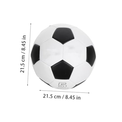 Size 5 Soccer Ball Pu Machine-Stitched Sturdy Training Football and Adults Outdoor Practice and Match Use