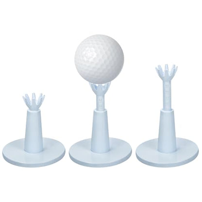 Adjustable Golf Tees - Unbreakable Rubber Golf Tees for Driving Range & Simulator - Essential Golf Accessories for Men Indoor & Outdoor Practice, Durability and Stability Golf Tees