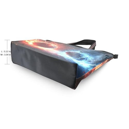 Magical Volleyball Tote Bag for Women Work Beach Bag Travel Bag - size: 9.5 L