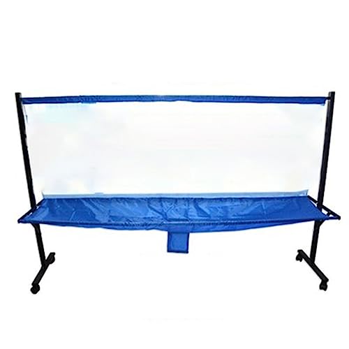 Movable Ping Pong Practice Net, Professional Table Tennis Ball Collector for Multi-Ball Drills or Robot Serve Launcher Practice, Easy Set Up