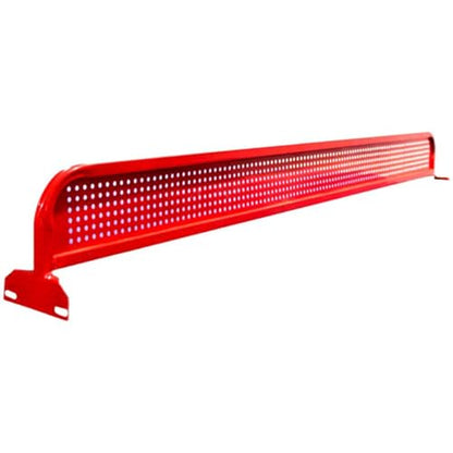 Table Tennis Net, Outdoor Table Tennis Red Metal Iron Grid, Pingpong Countertop Separator for Courtyard, Park