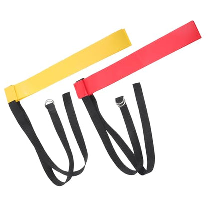 2pcs Football Flag Set Waist Flags Belts for Training for Youth and Adults Portable and Lightweight for Fun Games