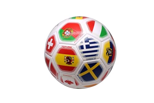 2026 World Flag Country World Flag Training Outdoor Soccer Ball – Size 5 – A Grade Durable