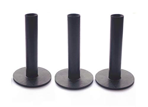 A99 GOLF Premium Ultra Long Rubber Tees 3 3/4" (95mm), Black – Heavy Duty Indoor Outdoor Practice & Golf Simulator Tee – 3 Pack