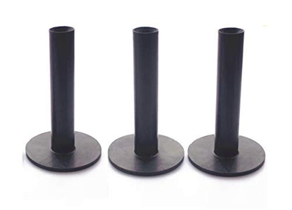 A99 GOLF Premium Ultra Long Rubber Tees 3 3/4" (95mm), Black – Heavy Duty Indoor Outdoor Practice & Golf Simulator Tee – 3 Pack