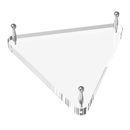 SVENJBB Clear Acrylic Basketball Holder, Display Stand for Football, Soccer, Volleyball, Acrylic Ball Stand with Rubber Feet and Silver Pegs for Displaying Sports Memorabilia, 4 Pack - color: Silver Pegs, size: 4-Pack