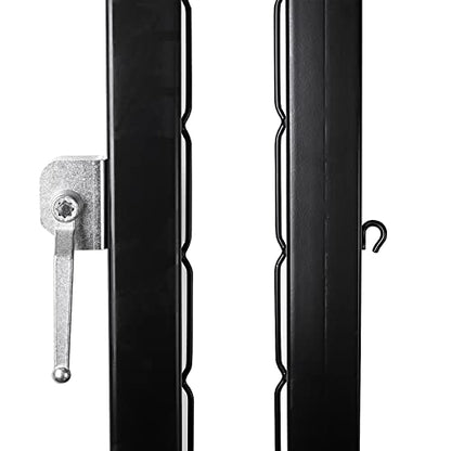 Aoneky Pickleball Post with Ground Sleeves - color: Black, style: Square
