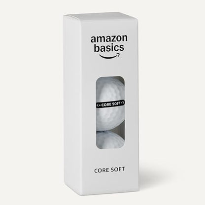 Amazon Basics Core Soft Golf Balls - color: White, style: 12-Pack