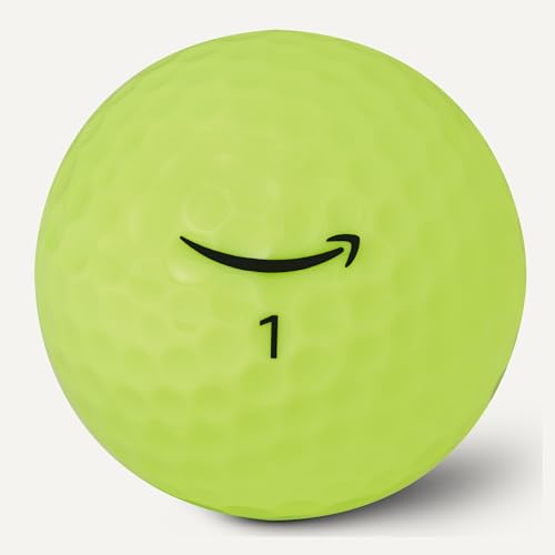 Amazon Basics Core Soft Golf Balls - color: Yellow, style: 24-Pack