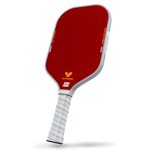 JOJOLEMON Pickleball Paddles, Carbon Fiber Pickleball Paddle with a 16mm Shark Power Polymer Core, The Pickleball Rackets Designed for Ultimate Spin & Consistency