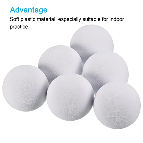 PATIKIL Golf Foam Ball, Sponge Exercise Flight Swing Practice for Indoor Training - color: White