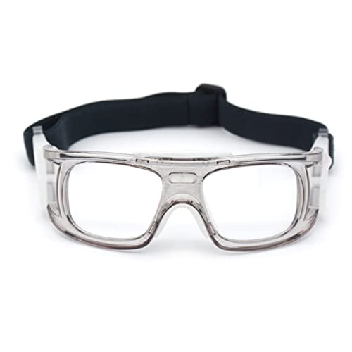 Sports Goggles Glasses for Men Women Racquetball Basketball Football Protective Glasses Shock Lens - color: Gray