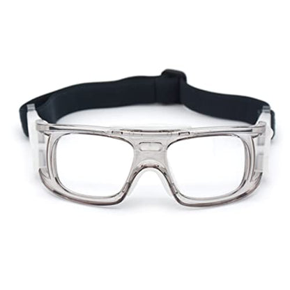 Sports Goggles Glasses for Men Women Racquetball Basketball Football Protective Glasses Shock Lens - color: Gray