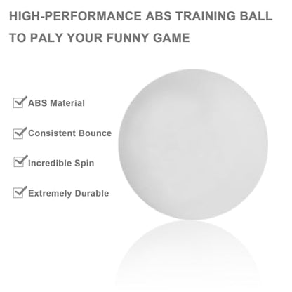3 Star Ping Pong Balls - High Performance ABS Table Tennis for Training,Game - color: Pack of 20 White