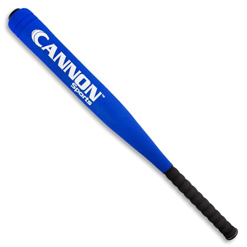 Cannon Sports Foam Baseball Softball Bat - 29-Inch Padded Training Bat with Strong Poly-Core – Soft Foam Practice Bat - color: Blue, size: 1 Bat