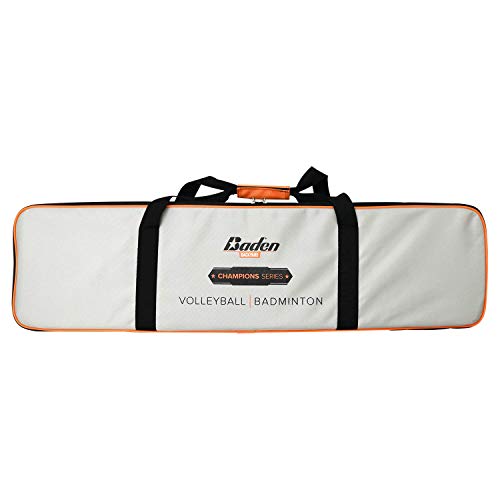BadenBaden Champions Volleyball Badminton Combo Set - color: Orange/Blue (New Model)