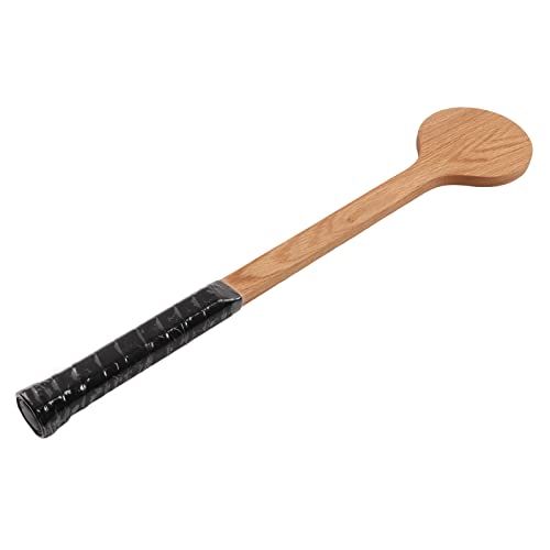 Cryfokt Wooden Tennis Spoon Sticking Practice Tennis Racket Accurately Tennis Pointer Improve Sweet Spot Trainer with Storage Bag for Sports Swing Practice Training Aid - color: 60cm