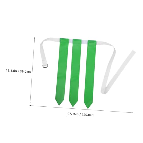 2pcs Rugby Flag Belt with Movable Flags for Youth and Adults for Training Games and Fun Football Activities Lightweight and Design