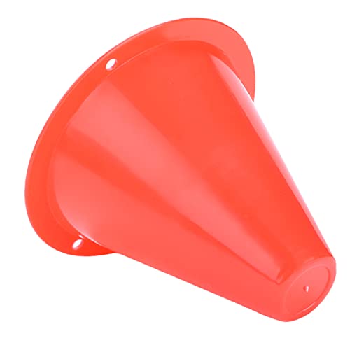 10pcs Football Cones Soccer Training Discs Football Marker Poles Flat Square Bottom Stackable for Soccer Training