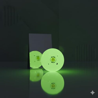 Glow in The Dark Outdoor Pickleballs - Light Up Pickleball Balls for Nighttime Pickleball - Charge in Indoor Light + Sunlight