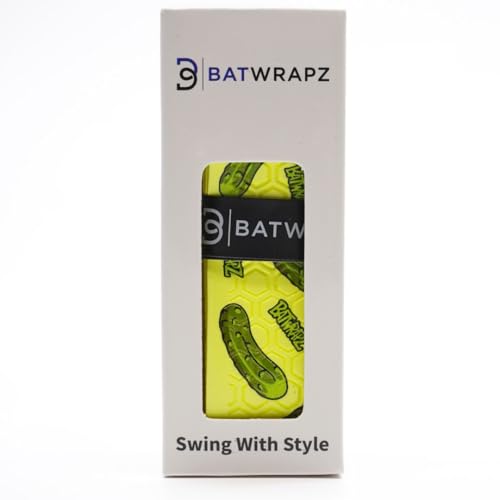 Bat Grip Tape for Baseball - Softball Precut and Pro Feel Bat Grip Tape Replacement - color: The Pickle