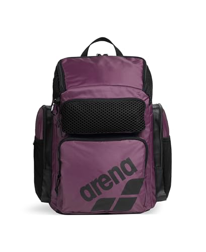 ARENA One Go Backpack Swimmer Athlete Daypack Large Size Equipment Swim Bag - color: Purple