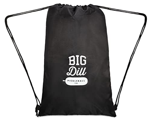 Big Dill Pickleball Paddle Set of 4 Wooden Rackets and Pickle Balls – Beginner Pickleball Kit with Balls & Carry Bag for Family, Group Play & Outdoor Games